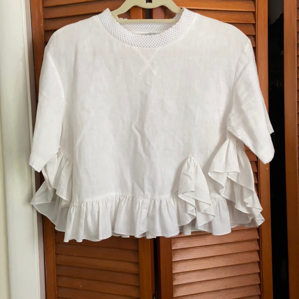 Goen j white short sleeve